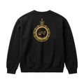 Aryamehr Iran Kalligrafie Sweatshirt Faded Black, 440 g/m² Oversize – großer Rückendruck „ایران“ in Gold, Produktfoto
