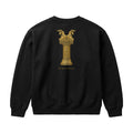 Aryamehr Persepolis Sweatshirt Faded Black, 440 g/m² Oversize – großer Rückendruck in Gold, Produktfoto